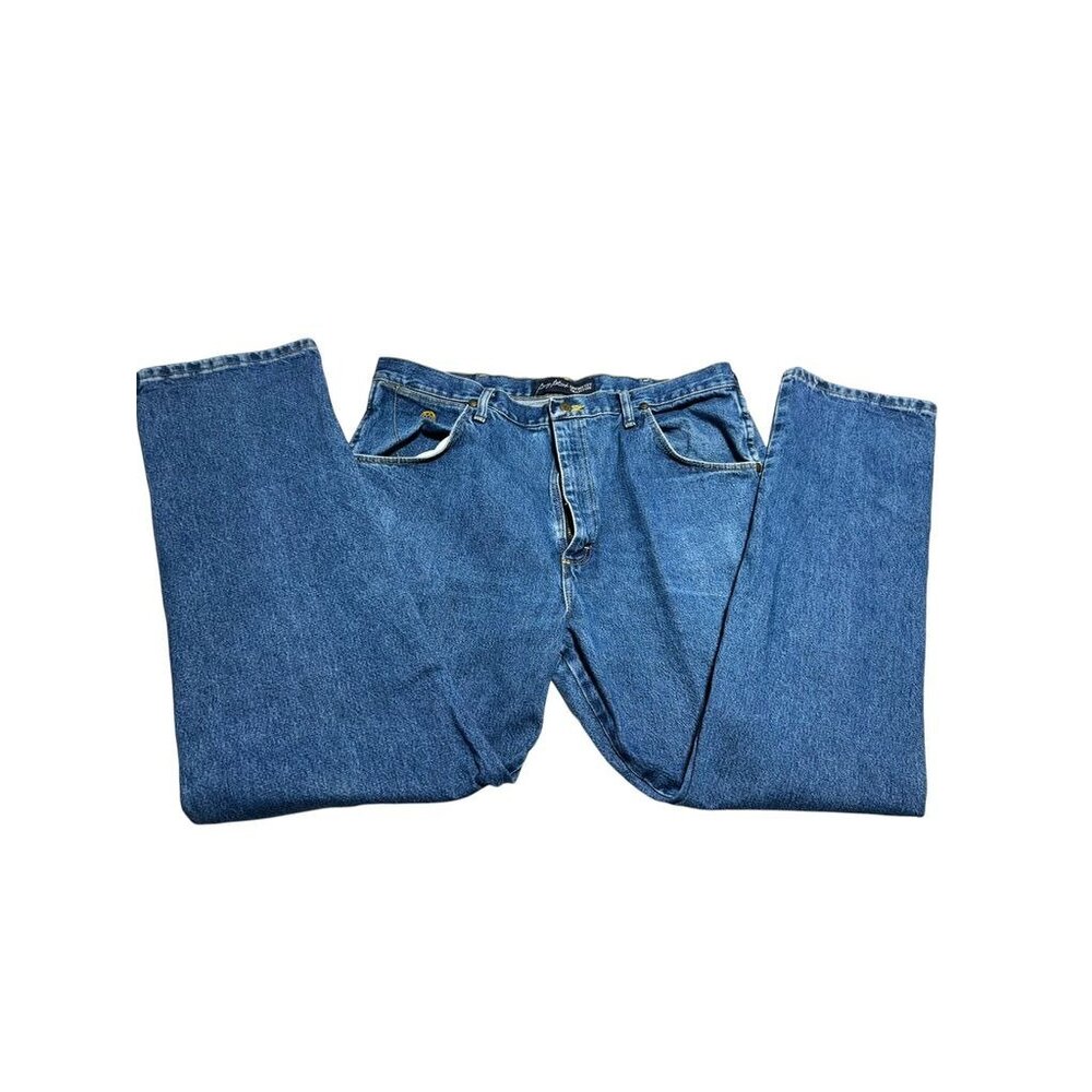 George Straight Cowboy Cut Jeans Blue Size 38 x 30 - Picture 1 of 10